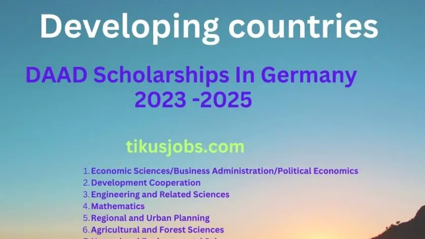 Scholarships for developing countries.
